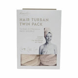 Argos Danielle Hair Turban Twin Pack - Quick Dry- Buy online at McGrocer