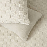 Argos Home fleece bedding set checkerboard textured single - British product