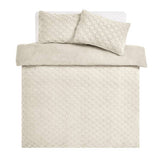 Argos Home fleece bedding set checkerboard textured single - British product