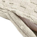 Argos Home fleece bedding set checkerboard textured single - British product
