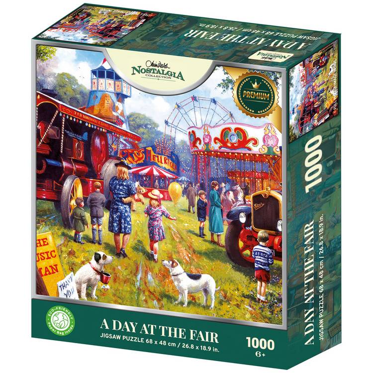 Kidicraft A Day at the Fair puzzle 1000 pieces - British product