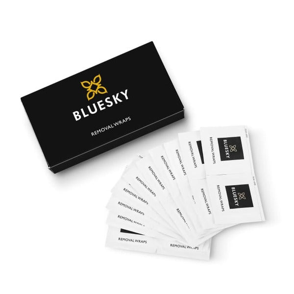 Bluesky Gel Polish Remover Wraps 20 Pack - British product