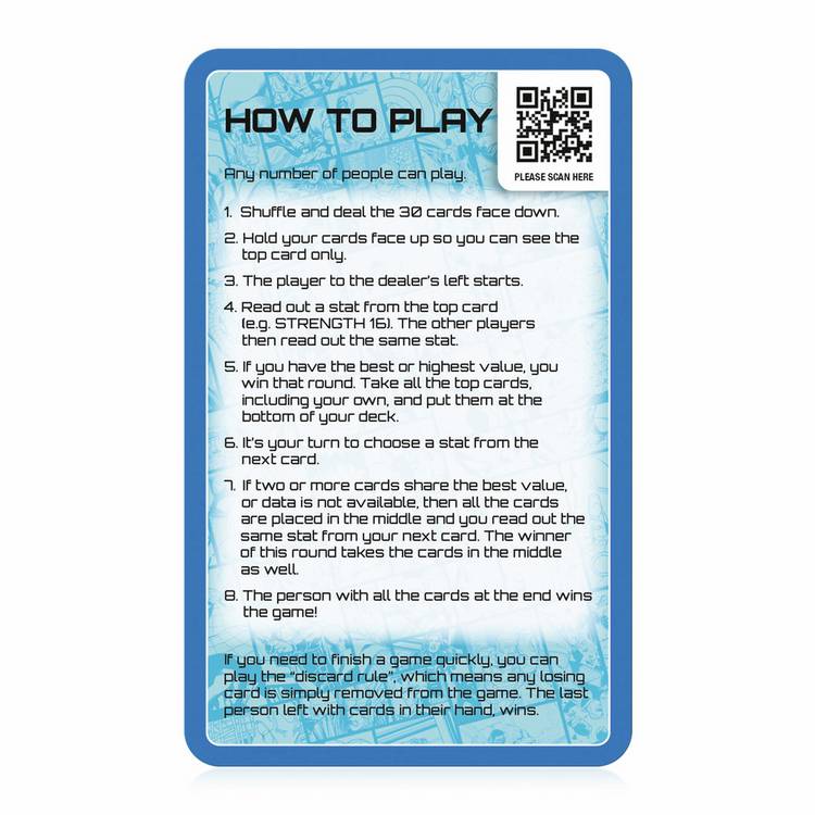 Top Trumps Marvel Universe card game - British product