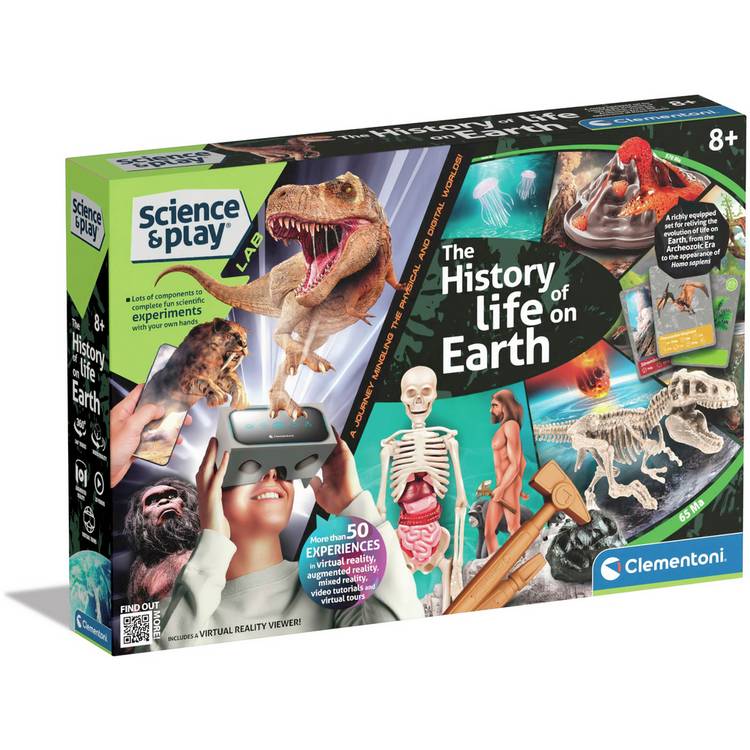 Clementoni history kit with virtual reality viewer, imported from the UK