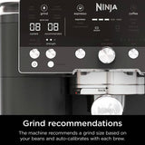 Ninja Luxe Cafe Premier espresso coffee machine, UK version