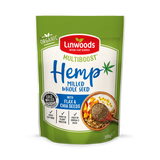 Holland & Barrett Linwoods Multiboost Organic Milled Hemp Flaxseed & Chia Seeds Mix 200g- Buy online at McGrocer