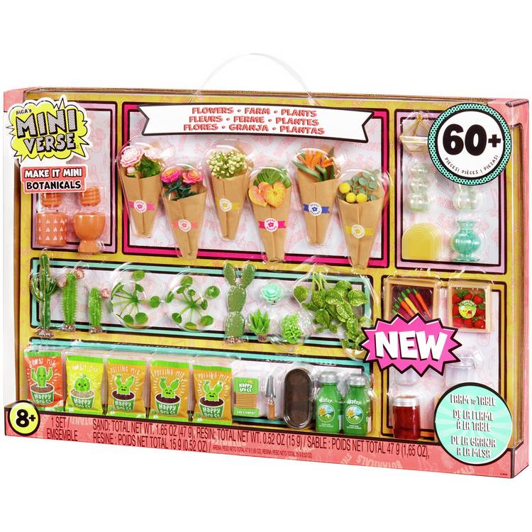 MGA Miniverse Botanical Deluxe Set craft kit, imported from the UK