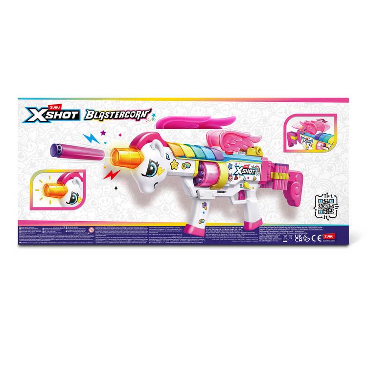 XSHOT Blastercorn Big Rizz Blaster foam dart toy - British product