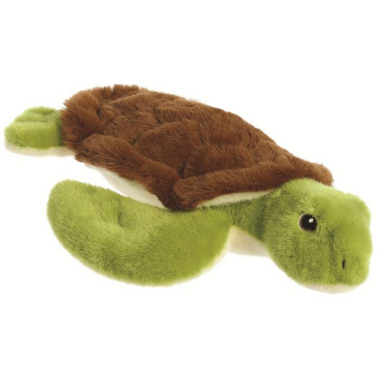 Aurora Eco Nation turtle soft toy 10.5 inch, imported from the UK
