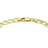 Revere 9ct gold curb ID bracelet 20cm - British product