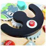 Chad Valley wooden drive and steer toy, imported from the UK