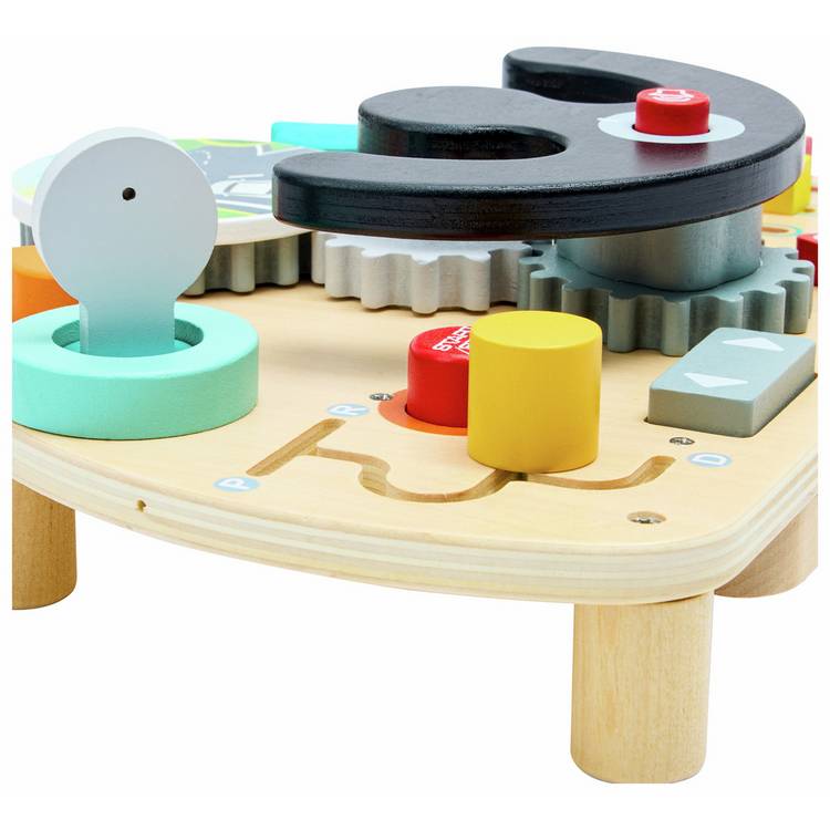 Chad Valley wooden drive and steer toy, imported from the UK