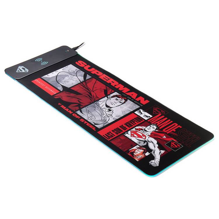 Numskull Superman RGB gaming mat 80cm x 30cm (British brand)