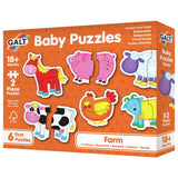 Galt farmyard baby puzzles set of 6 (British brand)