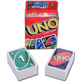UNO mini card game compact travel size - British product