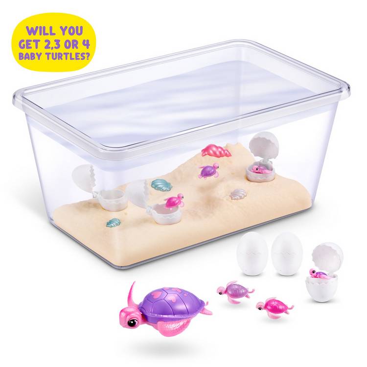 Pets Alive Mommy Turtle Surprise hatching toy, UK version