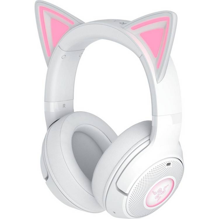 Razer Kraken Kitty V2 wireless headset white, UK version