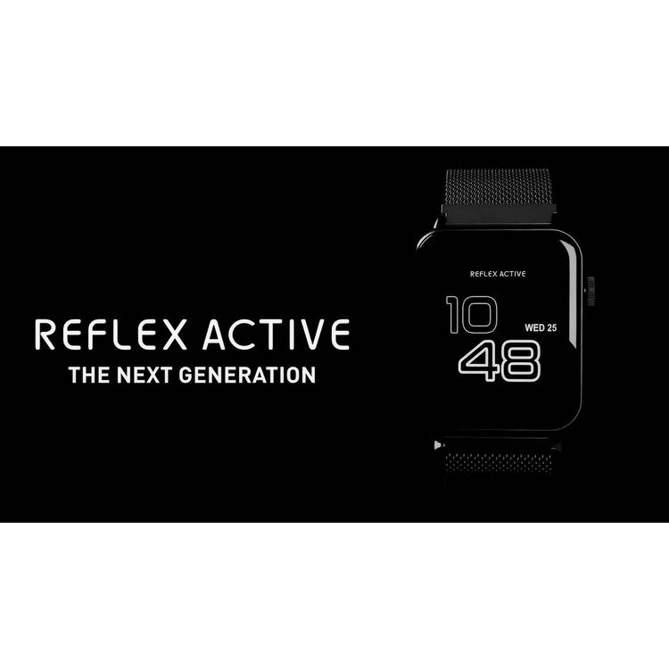 Reflex Active Series 30 AMOLED smartwatch black strap (British brand)