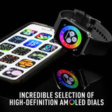 Reflex Active Series 30 AMOLED smartwatch black strap (British brand)