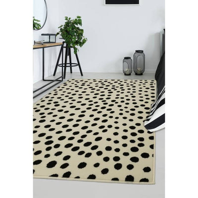Argos Homemaker Spot Monochrome Cut Pile Rug 120x160cm- Buy online at McGrocer