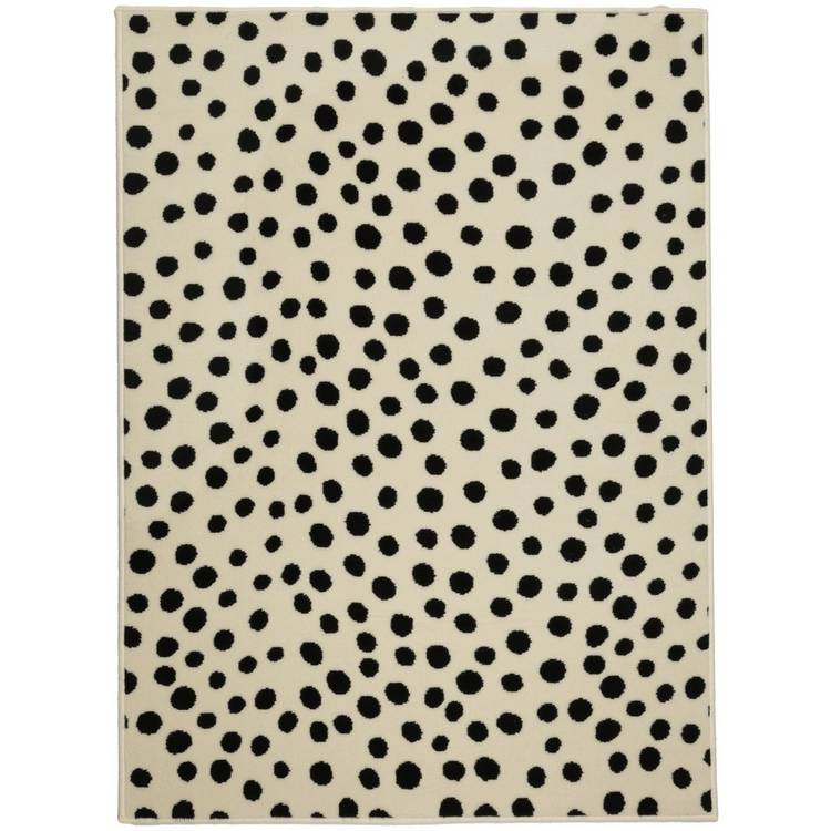 Homemaker Spot Monochrome Cut Pile Rug 120x160cm, imported from the UK
