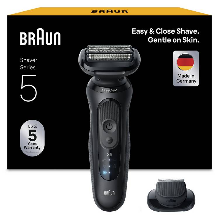 Braun Series 5 electric shaver 52-N1200S, UK version