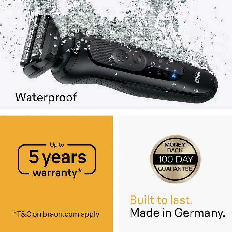Braun Series 5 electric shaver 52-N1200S, UK version