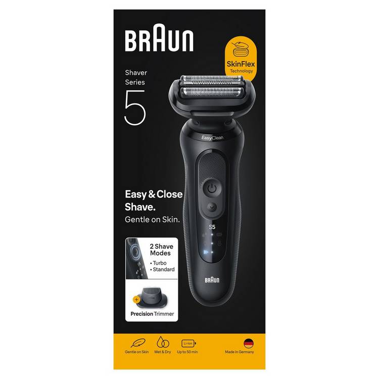 Braun Series 5 electric shaver 52-N1200S, UK version