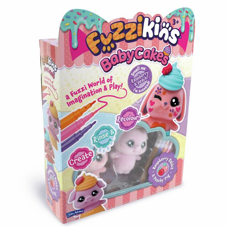 Fuzzikins Peachy Piggy Baby Cakes craft kit (British brand)