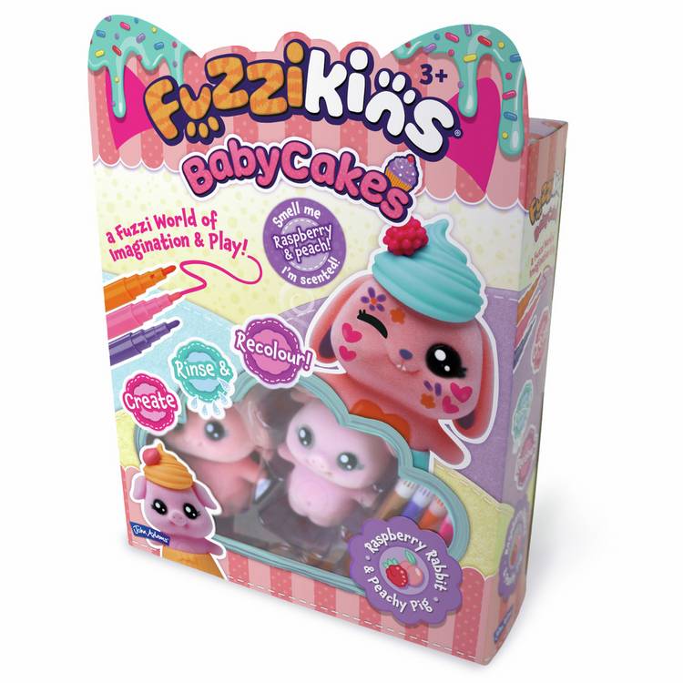 Fuzzikins Peachy Piggy Baby Cakes craft kit (British brand)