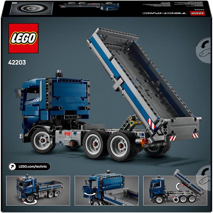 LEGO Technic Tipping Dump Truck 42203 construction toy, UK version