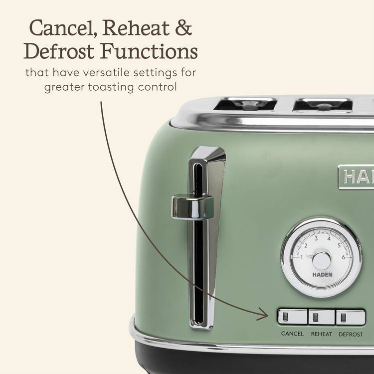 Haden 4 slice toaster in Cedar Green, UK version