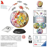Ravensburger Pokémon 3D puzzle ball 72 pieces, imported from the UK