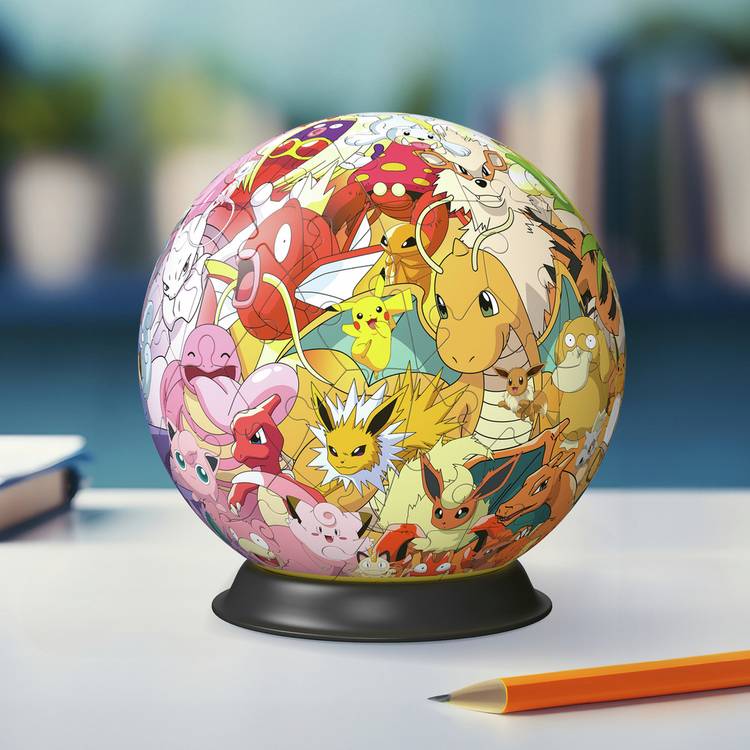Ravensburger Pokémon 3D puzzle ball 72 pieces, imported from the UK