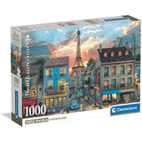 Clementoni Streets of Paris jigsaw puzzle 1000 pieces - British product