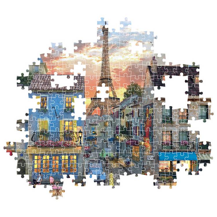 Clementoni Streets of Paris jigsaw puzzle 1000 pieces - British product