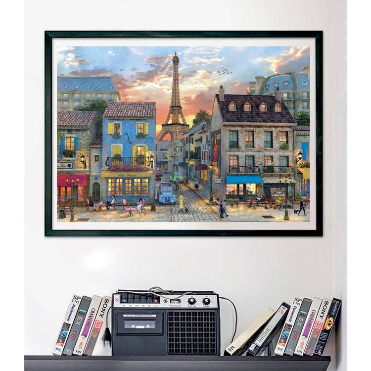 Clementoni Streets of Paris jigsaw puzzle 1000 pieces - British product