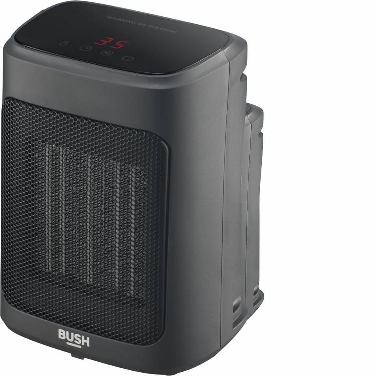 Bush 2kW digital ceramic fan heater, imported from the UK