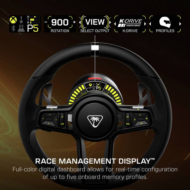 Turtle Beach VelocityOne Race KD3 racing wheel (British brand)
