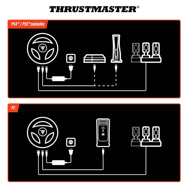 Thrustmaster T598-P Direct Drive Racing Wheel Kit, imported from the UK