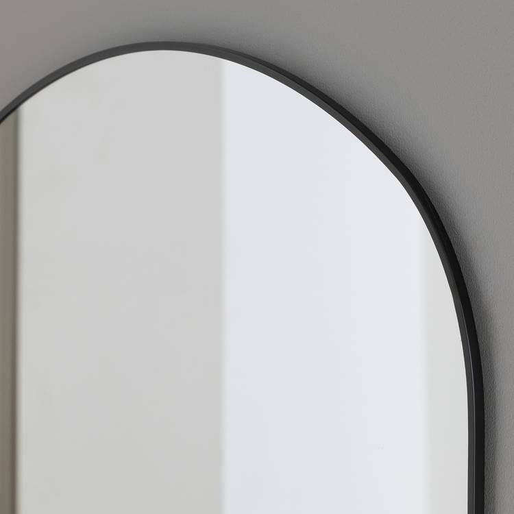 Habitat black pill wall mirror 100x60cm (British brand)