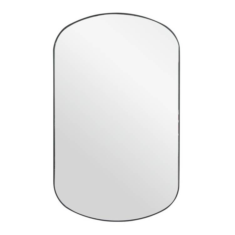 Habitat black pill wall mirror 100x60cm (British brand)