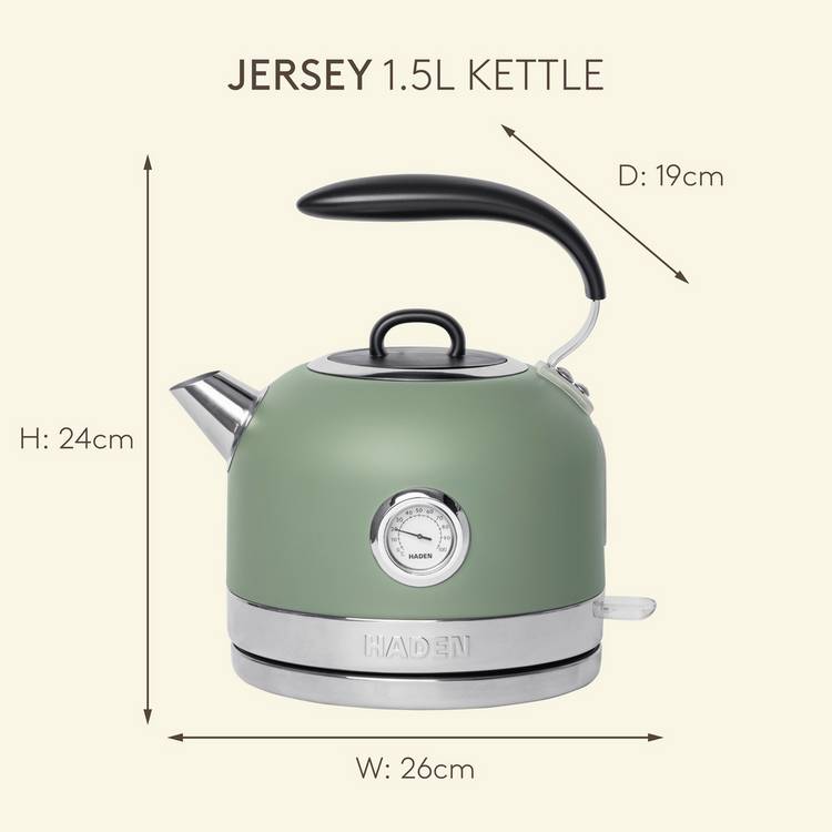 Haden Jersey Kettle 1.5 litre (British brand)