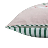 Argos Home pink mistletoe cushion 43cm (British brand)