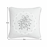 Argos Home pink mistletoe cushion 43cm (British brand)