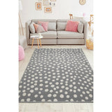 Homemaker spot grey cut pile rug 120x160cm - British product