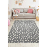 Argos Homemaker Spot Grey Cut Pile Rug - 120x160cm- Buy online at McGrocer