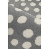 Homemaker spot grey cut pile rug 120x160cm - British product