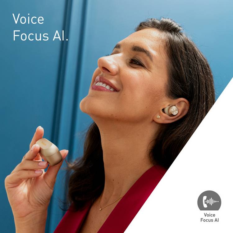 Technics AZ100 true wireless earbuds Champagne Gold, imported from the UK