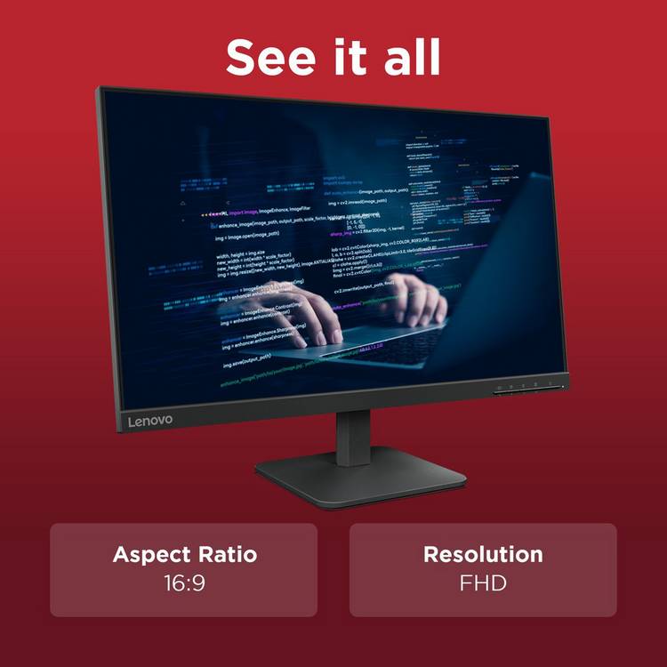 Lenovo L24-4e monitor 23.8in, UK version